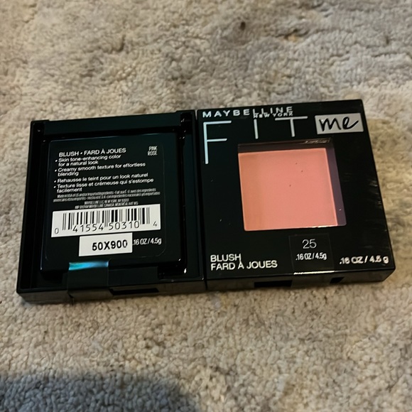 NWT Maybelline Fit Me Blush 25 Pink Rose - Picture 2 of 5